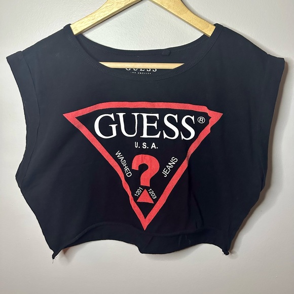 Cropped Guess shirt size Small S - Picture 4 of 4